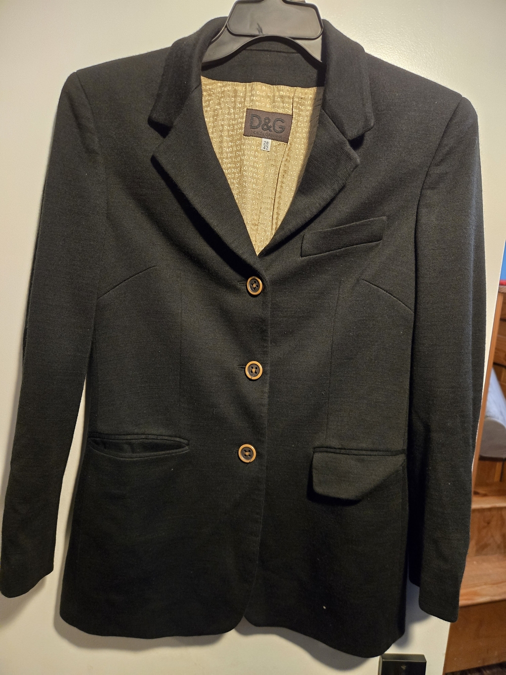 D&G Women's Black Ittiere Blazer Jacket